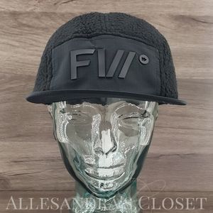 FW Hat Cap Black Men's Root Fleece Baseball Cap Skiing Snowboarding Outdoor